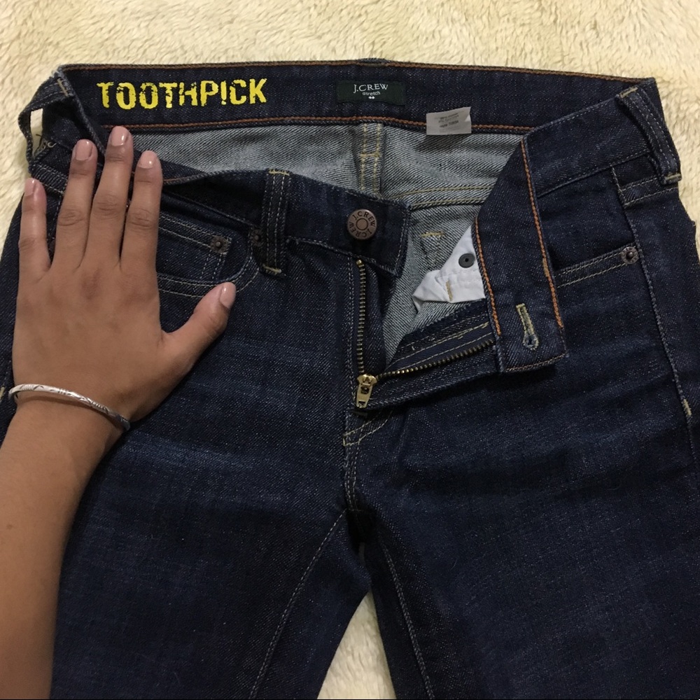 J. Crew Toothpick Skinny Crop Stretch Jeans